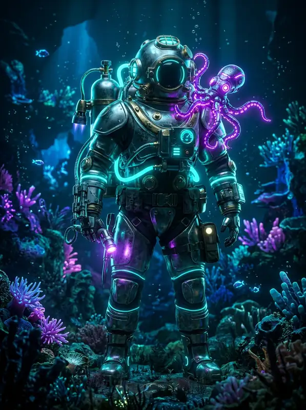 Captain Nereus Mascot